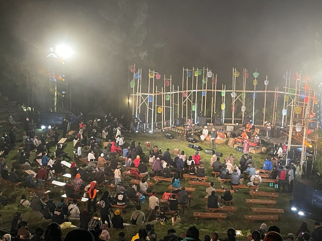Suasana konser Jazz Bromo 2021. Foto: Arifin Asydhad/kumparan