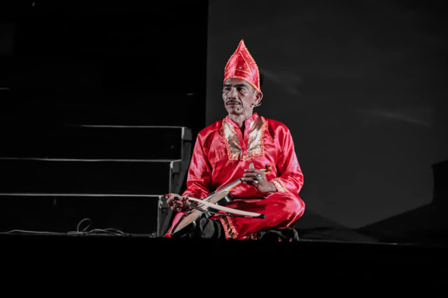 Penambilan babiola di ekan Kebudayaan Nasional (PKN) 2019 di Jarkta. Foto: Egy/Pemkab Pesisir Selatan