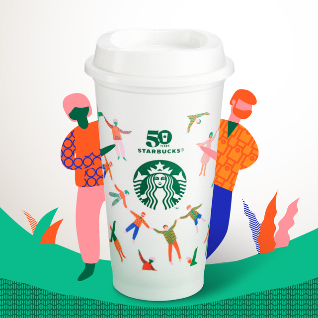 Starbucks 50thAnniversary Reusable Cup Day Foto: dok.Starbucks