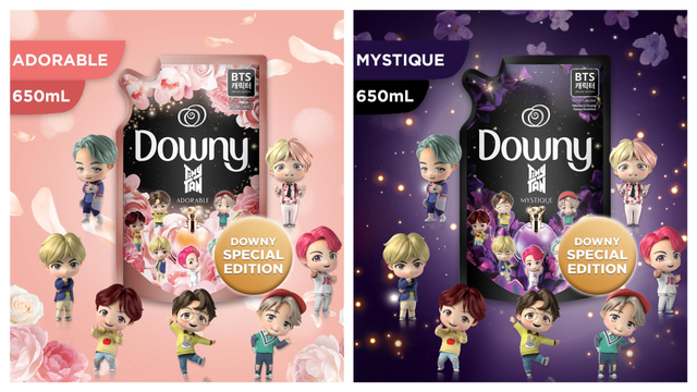 Downy edisi spesial TinyTAN BTS. Foto: Downy