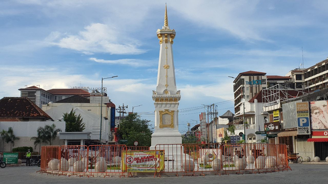 Suasana kawasan Tugu Jogja. Foto: Tugu Jogja