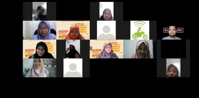 Mahsiswa Antusias Mendengarkan Informasi Syarat Sidang Skripsi yang Baru Secara Virtual. Sumber: Dokumen Pribadi