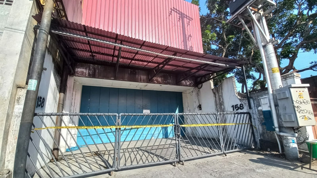 Suasana pabrik narkoba di Jogja usai digerebek polisi. Foto: Erfanto/Tugu Jogja