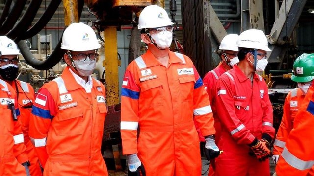 Kunjungan Ahok ke Blok Mahakam. Foto: Dok. Pertamina