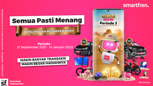 Smartfren Rejeki WOW periode 3. Dok. Smartfren.