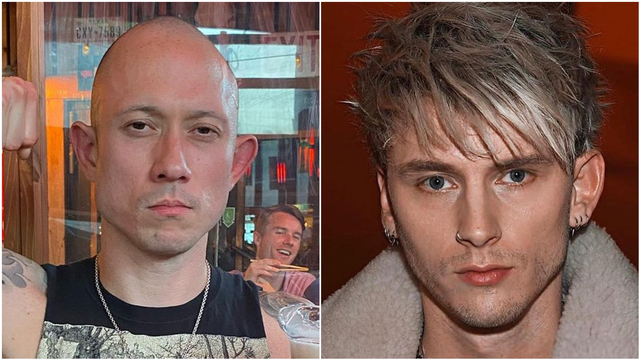 Vokalis Trivium Matt Heafy dan Machine Gun Kelly dok Instagram