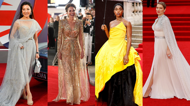 Gaya Glamor 9 Selebriti di Karpet Merah Premiere James Bond. Foto: AFP