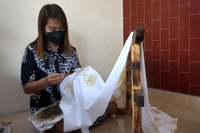 Batik Djajawarsa milik Richa Widyasari. Foto Pemkot Kediri.
