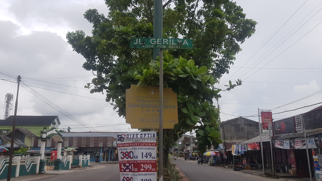 Jalan bersejarah yang ada di Kumai, Kotawaringin Barat. Foto: Lukman Hakim/InfoPBUN