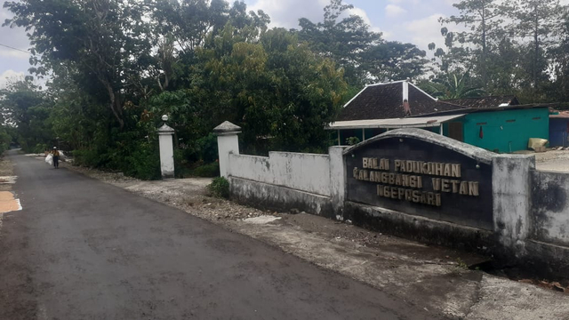 Pedukuhan Kalangbangi Wetan, Ngeposari, Gunungkidul, yang dihuni banyak janda. Foto: Erfanto/Tugu Jogja