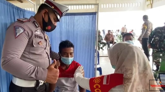 Kasus penolakan dan pengerusakan gerai vaksin di Pangkalan Pendaratan Ikan (PPI) Ujung Serangga, Kecamatan Susoh, Abdya, diselesaikan dengan cara restorative justice. Foto: Dok. Istimewa