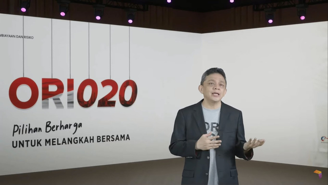 Direktorat Jenderal Pengelolaan Pembiayaan dan Risiko (DJPRR) Kementerian Keuangan (Kemenkeu) kembali meluncurkan Obligasi Negara Ritel (ORI) atau surat utang seri terbarunya, yaitu ORI020, per Senin (4/10). Foto: Dok. YouTube DJPPR Kemenkeu/kumparan