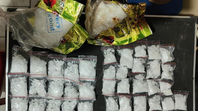 Barang bukti narkoba jenis sabu-sabu sekitar 4 Kg diamankan Polres Palu. Foto: Istimewa