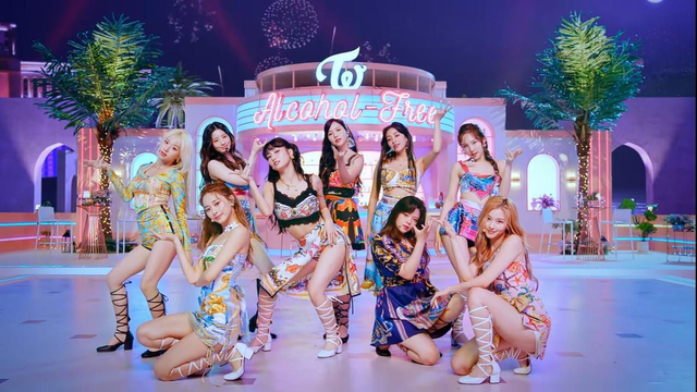 Girlband Twice. Foto: Youtube JYP Entertainment.
