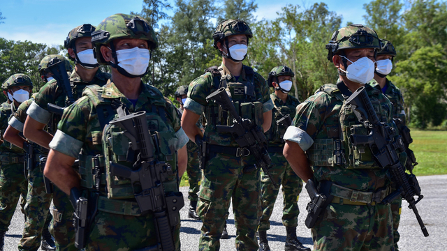 Ilustrasi militer Thailand. Foto: Madaree Tohlala/AFP