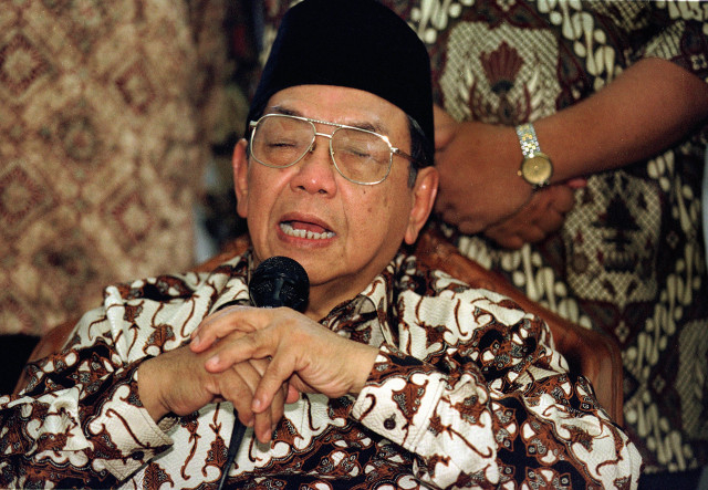 Gus Dur, mantan presiden RI. Foto: Paula Bronstein/Getty Images