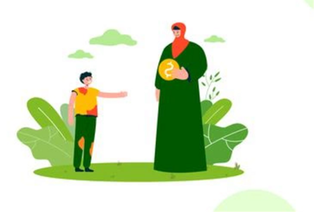 Ilustrasi berwakaf. Sumber: https://www.freepik.com/