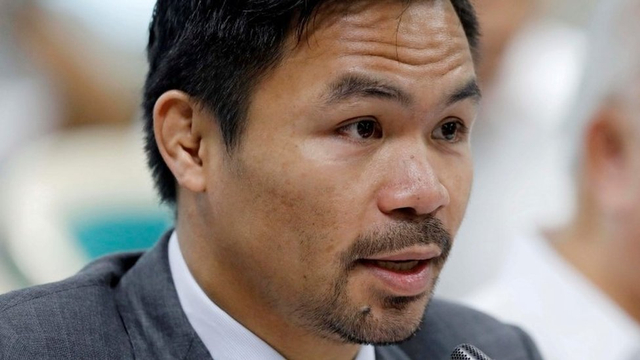 Senator Filipina yang dulu juara dunia tinju Manny Pacquiao