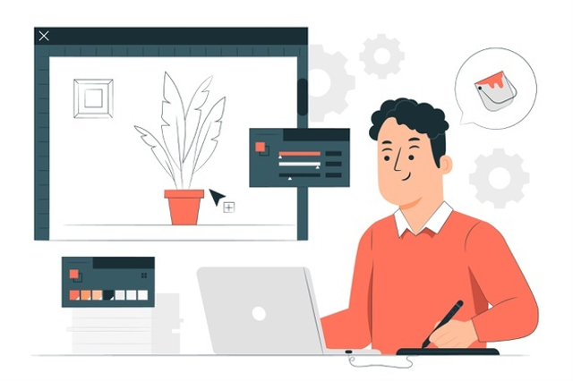 Ilustrasi cara Membuat brosur di word. Foto: stories/freepik.