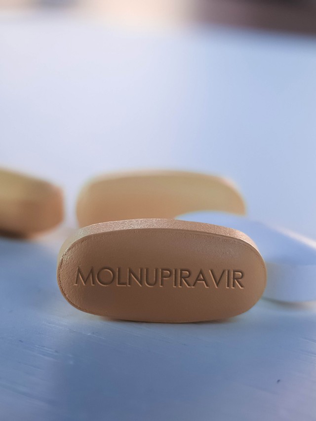 Ilustrasi Molnupiravir. Foto: Shutter Stock