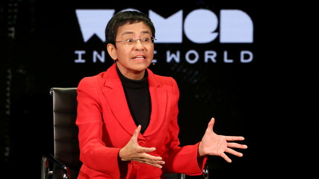 Jurnalis Maria Ressa. Foto: Caitlin Ochs/REUTERS