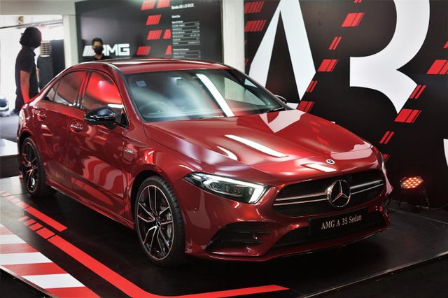 New Mercedes-AMG A 35 4MATIC Sedan rakitan Wanaherang Bogor. Foto: Muhammad Ikbal/kumparan