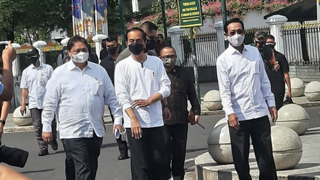 Presiden Joko Widodo saat kunjungi Yogyakarta. Foto: Len/Tugu Jogja