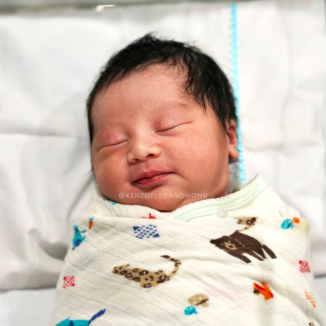 Anak kedua Baim Wong dan Paula Verhoeven. Foto: Instagram @baimwong.