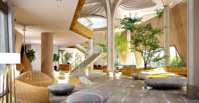 Loby Hotel Grand Mercure Malang Mirama.