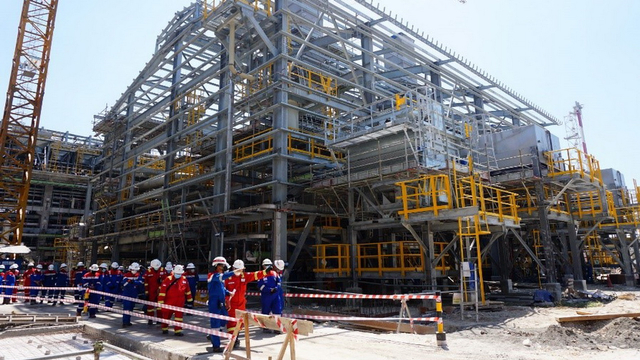 Proyek Pengembangan Lapangan Unitisasi Gas Jambaran-Tiung Biru (JTB) di Kabupaten Bojonegoro, Jawa Timur. (foto: Dok Istimewa)