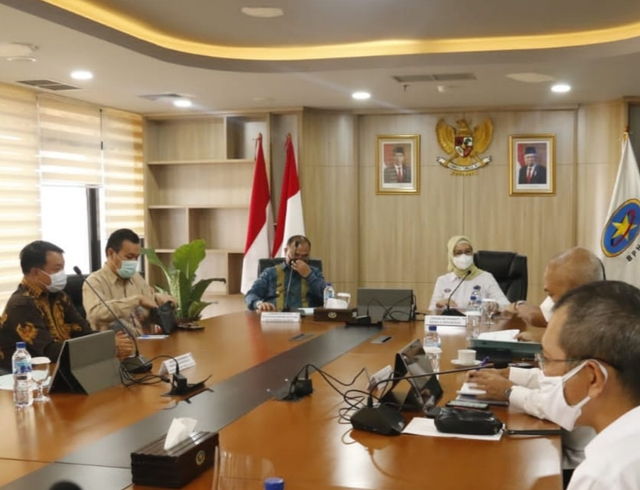 Pertemuan Gubernur Erzaldi dengan BPH Migas. (Dokumen Humas Pemprov Babel)