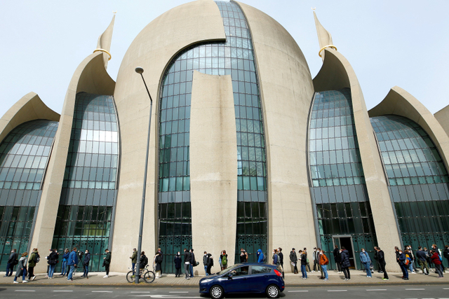 Masjid Pusat di Cologne, Jerman. Foto: Thilo Schmuelgen/REUTERS
