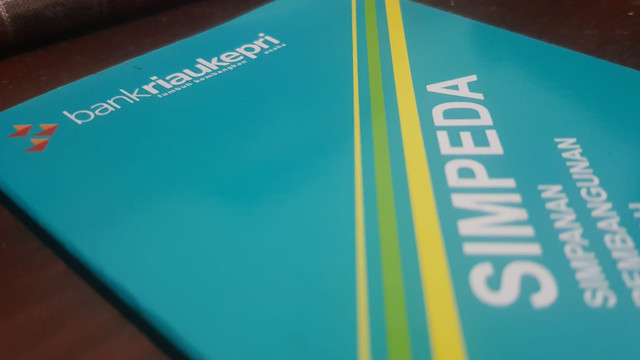 Ilsutrasi buku tabungan Bank Riau Kepri. Foto: Hasrullah/kepripedia.com