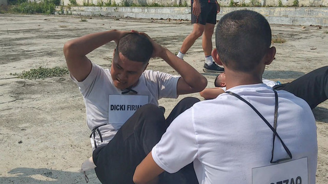 Latihan Fisik CASN Rutan Magetan. Foto : Humas Rutan Magetan