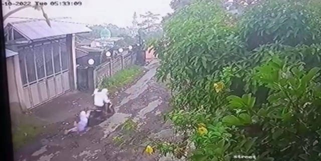 Aksi penjambretan di Tamansari, Bogor, Selasa (10/5/2022). Foto: Dok. Istimewa