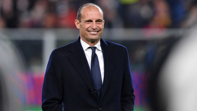 Ekspresi pelatih Juventus Massimiliano Allegri. Foto: Jennifer Lorenzini/Reuters