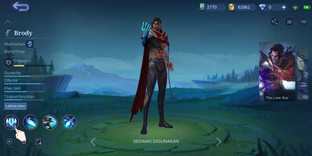 Hero Brody Mobile Legends. Foto: Sastia Ainun/How To Tekno