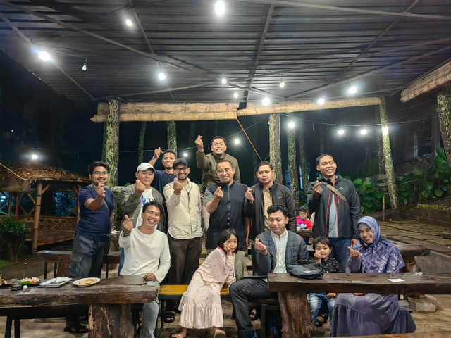 Jajaran pengurus TDA Malang, usai acara halal bihalal. dok