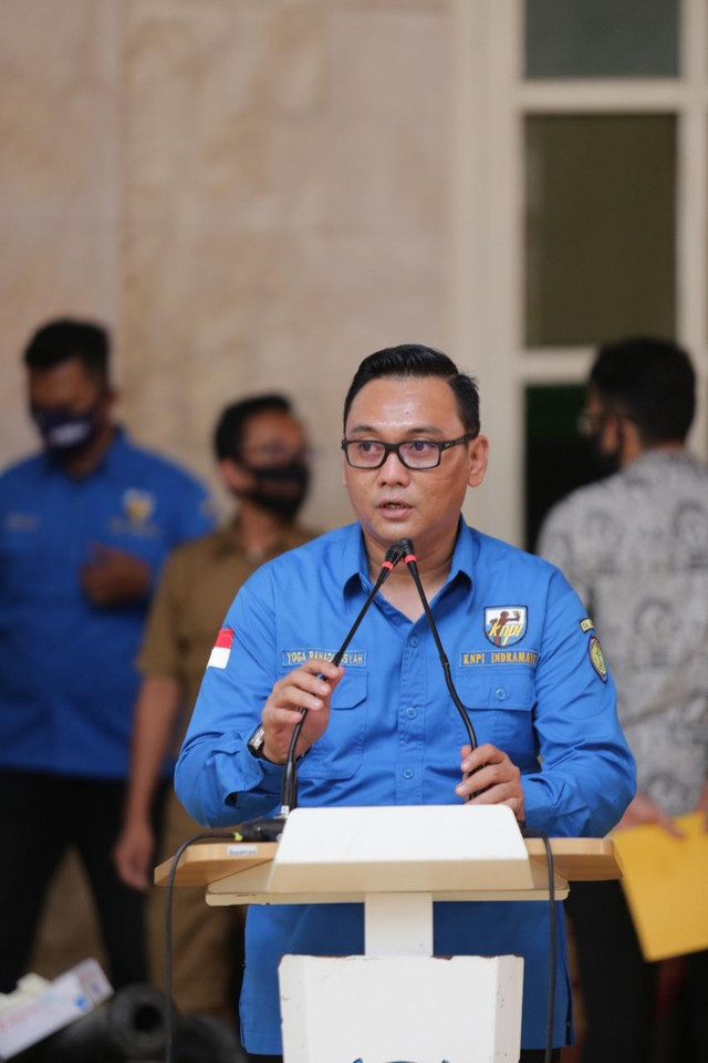 Ketua DPD KNPI Kabupaten Indramayu, Yoga Rahadiansyah. FOTO: Tomi Indra/Ciremaitoday