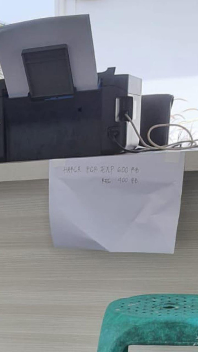 Harga PCR di perbatasan Sanggau mencapai Rp 400 ribu hingga Rp 600 ribu. Foto: Dok Hi!Pontianak