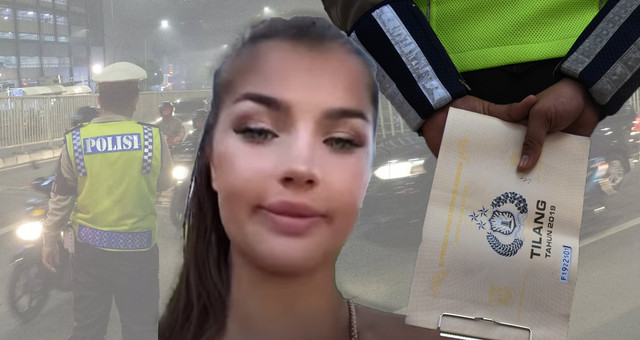 Viral bule yang hina polisi di Bali korup. Foto: Instagram @niluhdjelantik