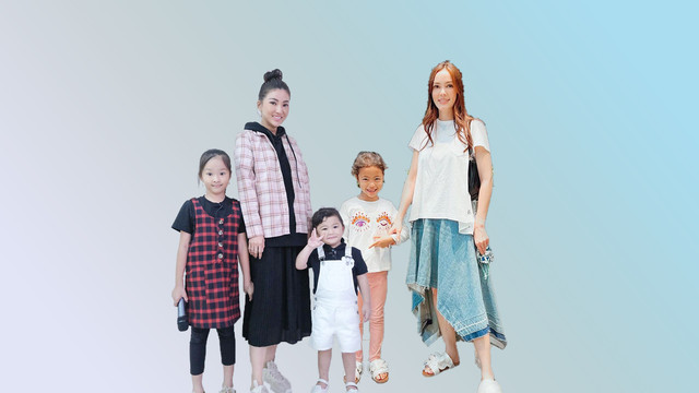 OOTD ibu dan anak ala selebriti. Foto: Instagram/@sarwendah29 dan @cathysharon