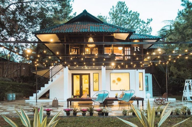 Ilustrasi villa di Puncak Foto: Instagram/ @thevillas100