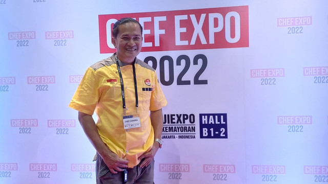 Chef Chandra pada ICA Chef Expo 2022 (19/5/2022). Foto: Monika Febriana/kumparan