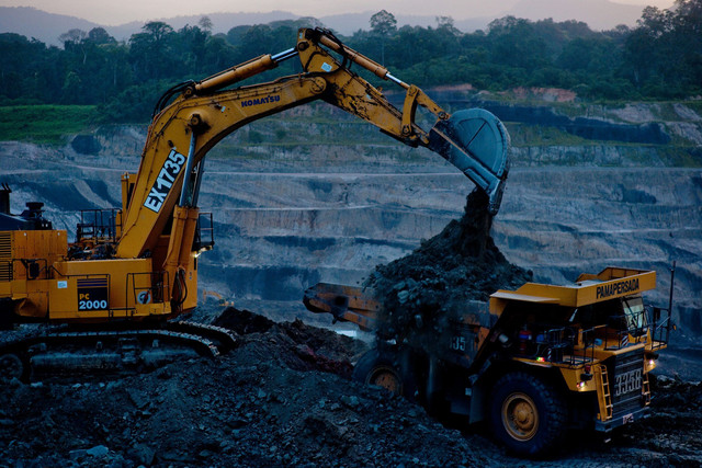 Ilustrasi tambang batu bara Indika Energy. Foto: Indika Energy