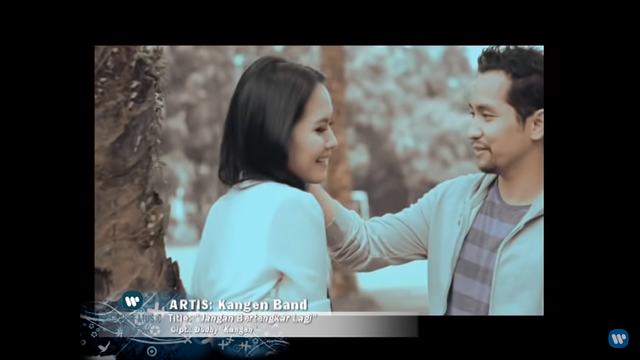 Ilustrasi tangkapan layar video musik Jangan Bertengkar Lagi oleh Kangen Band. Foto: YouTube/Warner Music Indonesia