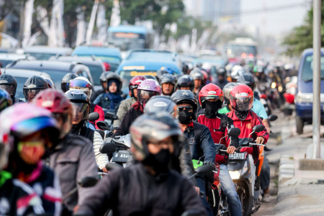 Ilustrasi pengedara sepeda motor. Foto: Shutterstock