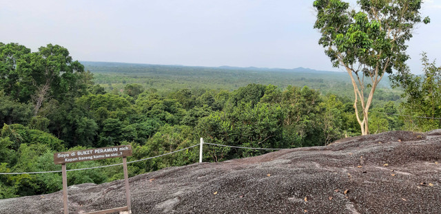 Puncak Bukit Peramun (Dok. Pribadi)