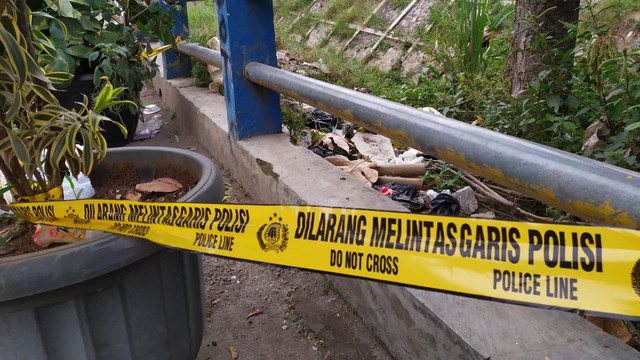 Lokasi pembunuhan pria 24 tahun di Bandung. Foto: Rachmadi Rasyad/kumparan