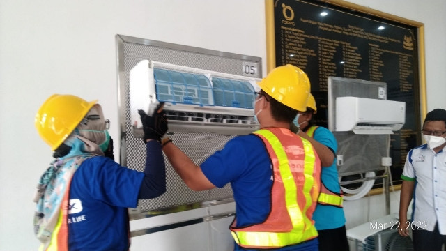 Keselamatan dan Kesehatan kerja dalam Pemasangan AC 